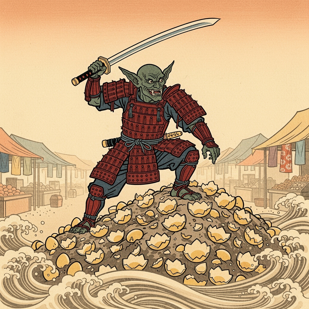 Artwork for Kamizu, Egg-Breaker Shogun