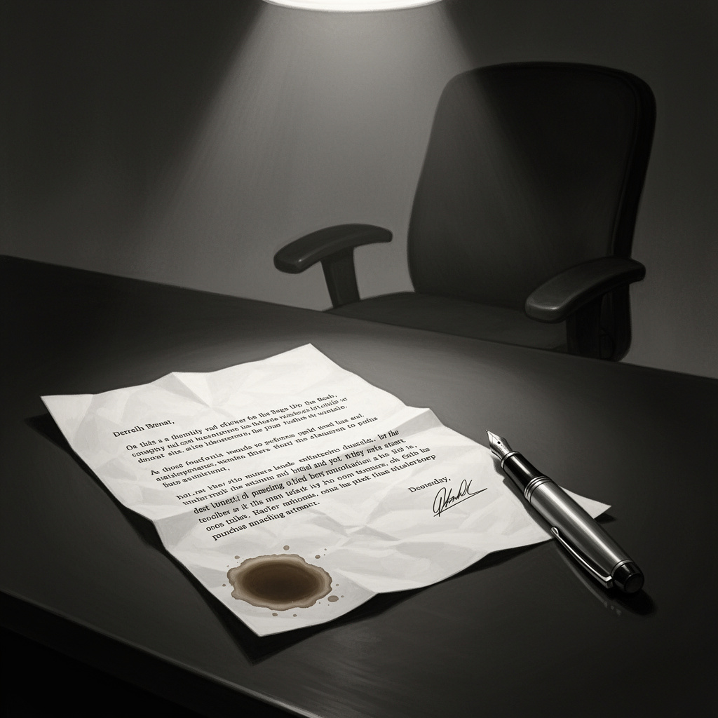 Artwork for Resignation Letter