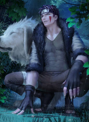 Artwork for Kiba and Akamaru