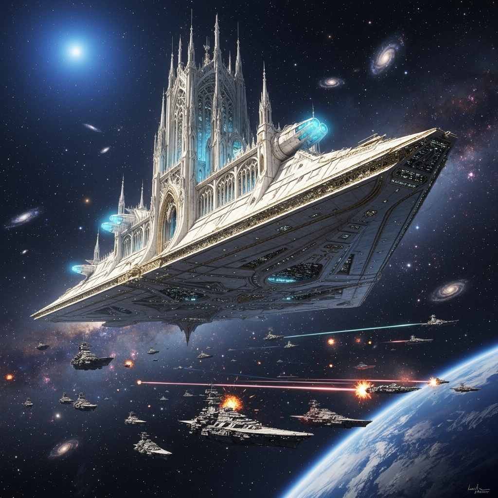 Artwork for Flagship of the Celestial Armada