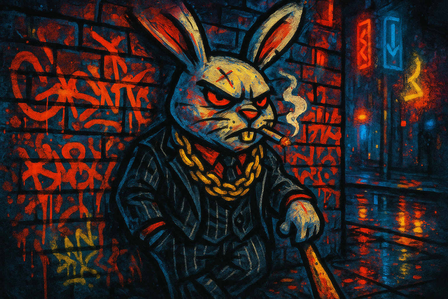 Artwork for Vinnie 'Goldfang' Lupo, Boss of Burrow Street